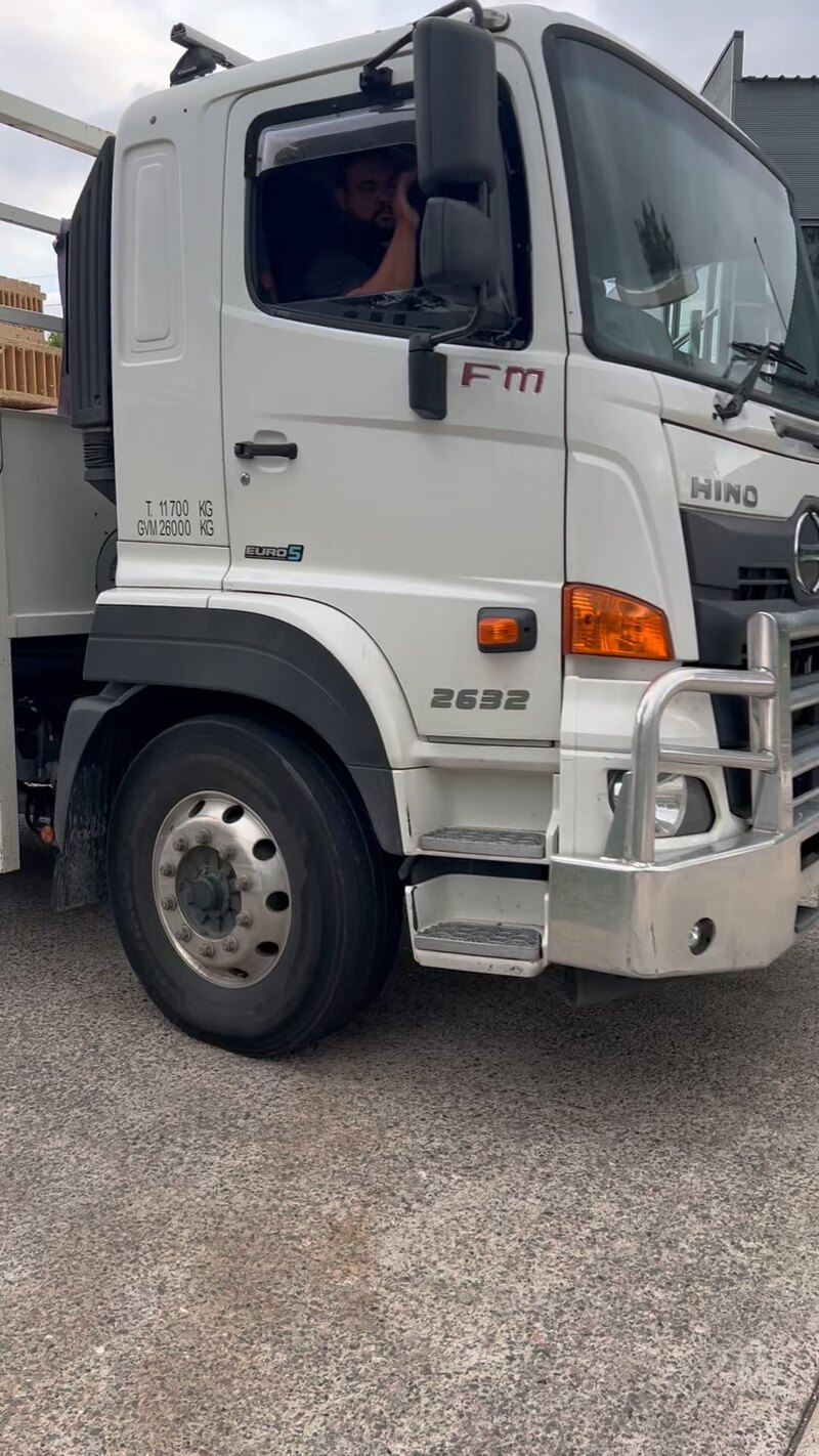 Allied delivery truck