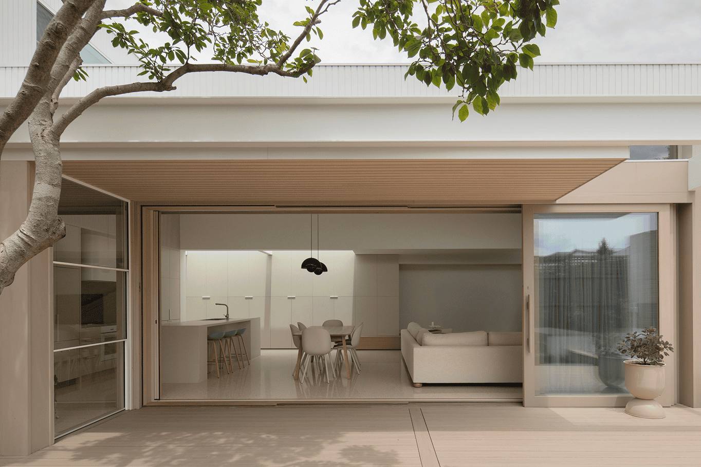 TimberTech decking in Weathered Teak on an Australian home